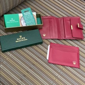 Vintage Rolex wallet & cardholder
